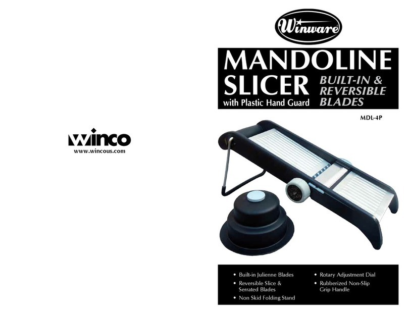 Winco Winware MDL-4P User manual Winco Winware MDL-4P User manual