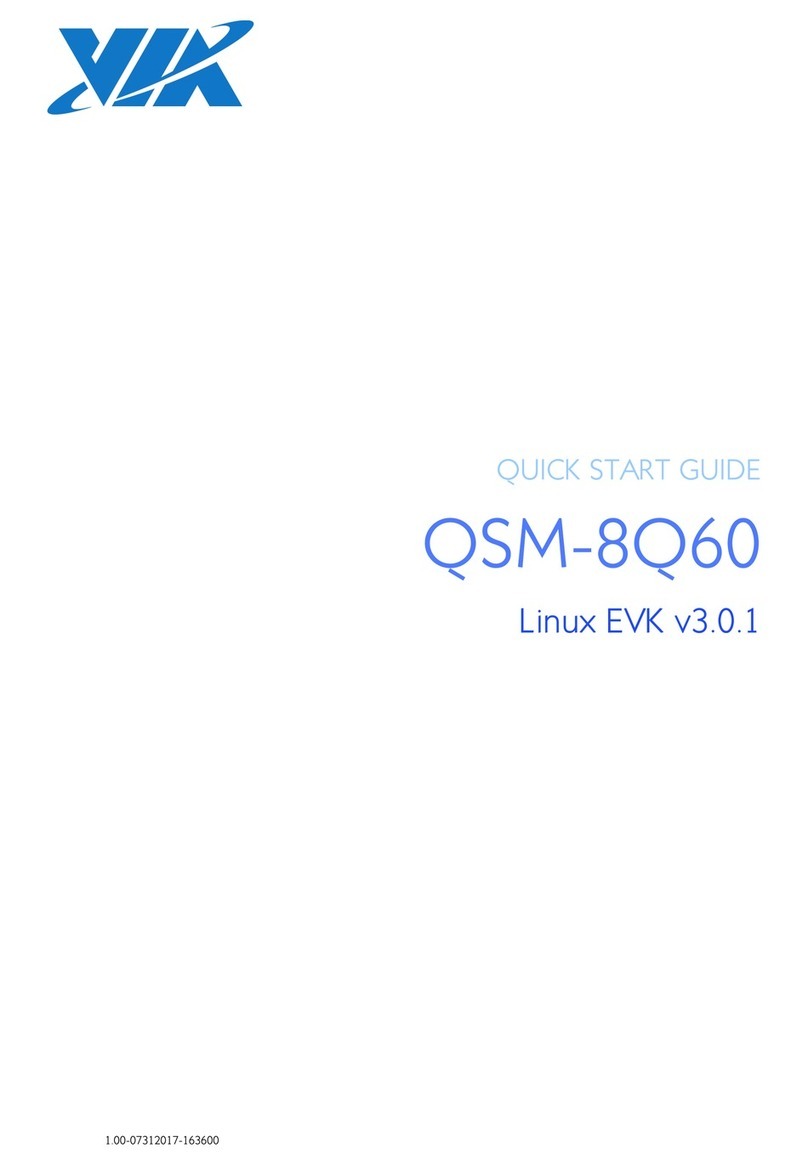 VIA Technologies QSM-8Q60 quick start guide