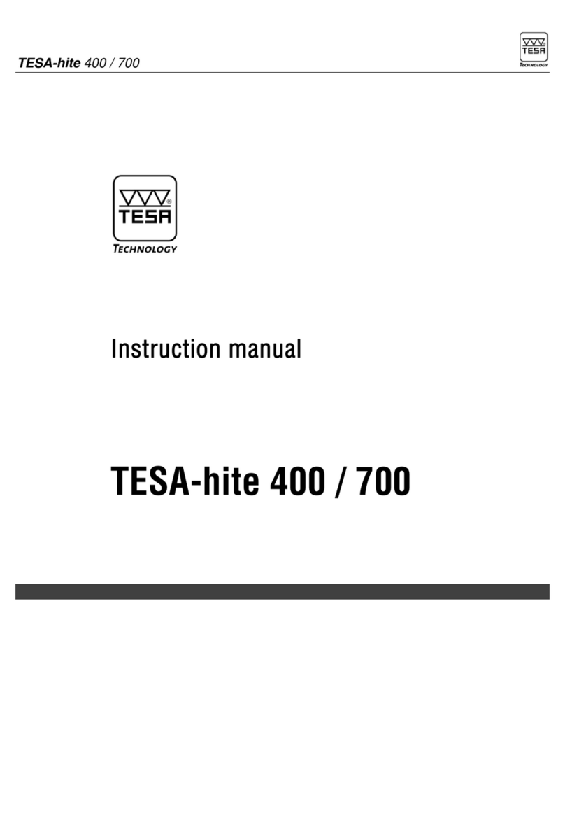 TESA TESA-hite 400 instruction manual