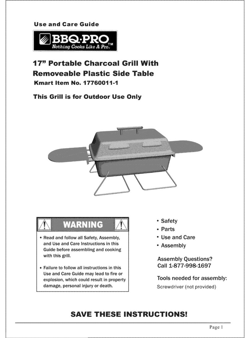 BBQ 17760011-1 User manual