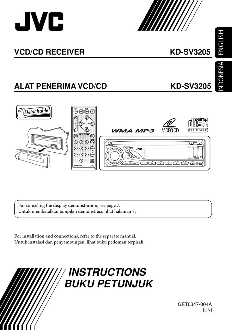 JVC KD-SV3205 User manual