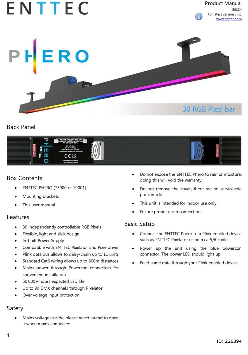 Enttec Phero User manual