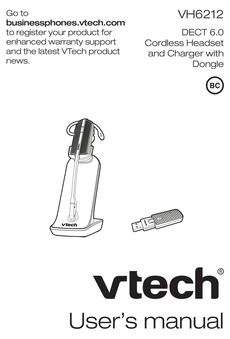 V-tech VH6212 User manual V-tech VH6212 User manual