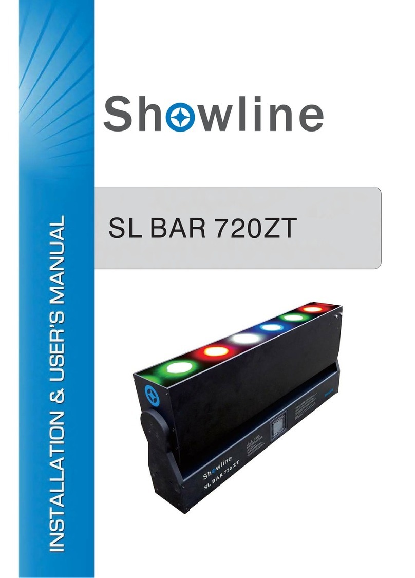 Showline SL BAR 720ZT User manual