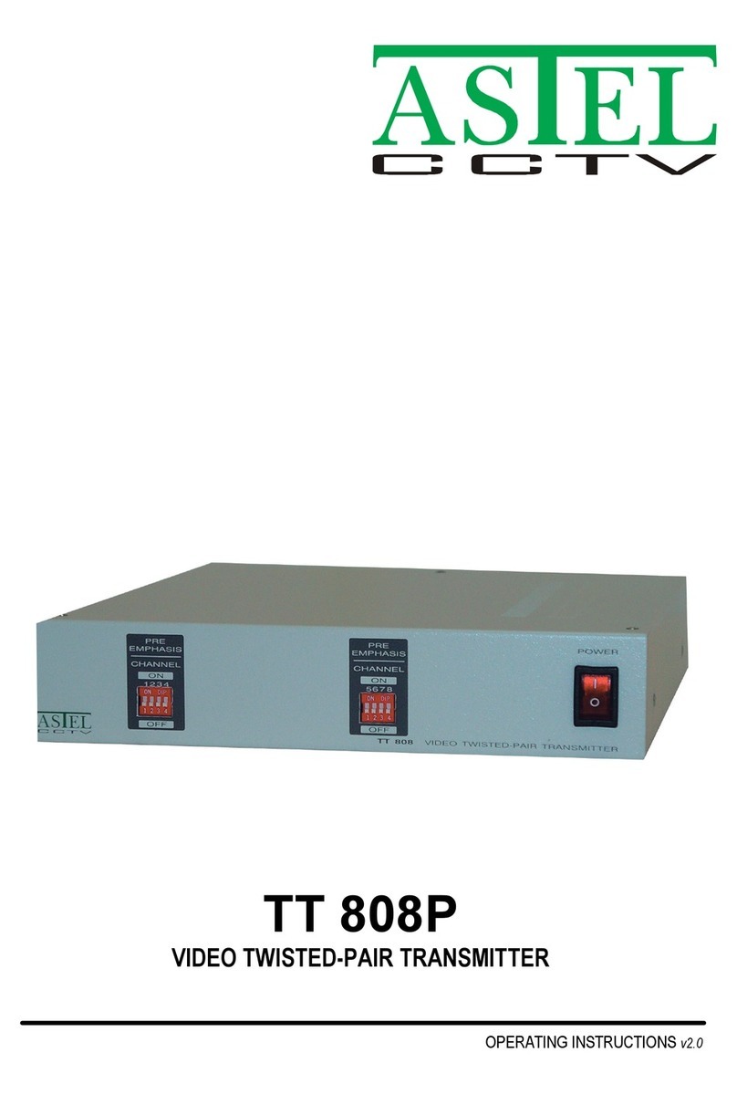 ASTEL TT 808P operating instructions