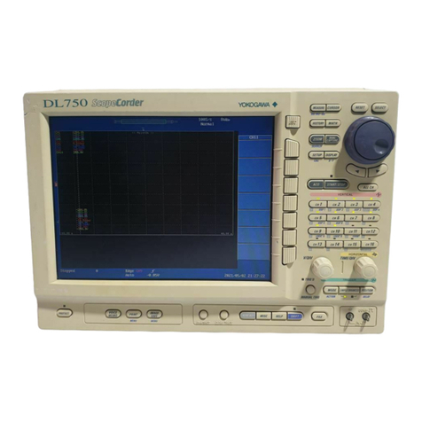YOKOGAWA ScopeCorder DL750 User manual