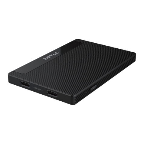 Zotac ZBOX pico PI225 User manual