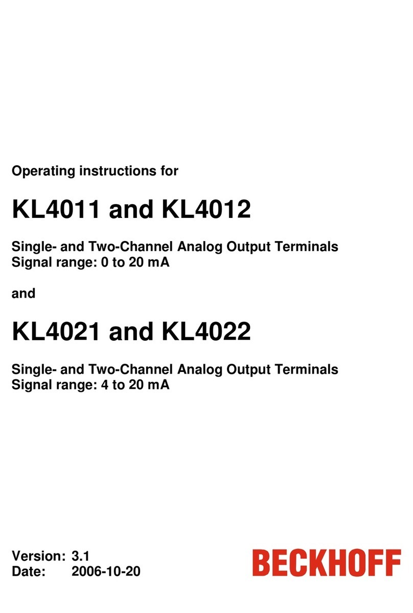 Beckhoff KL4011 User manual