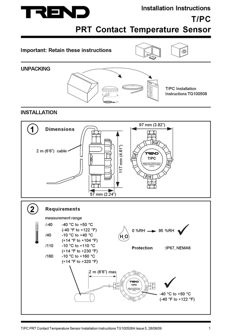 TREND T/PC installation instructions