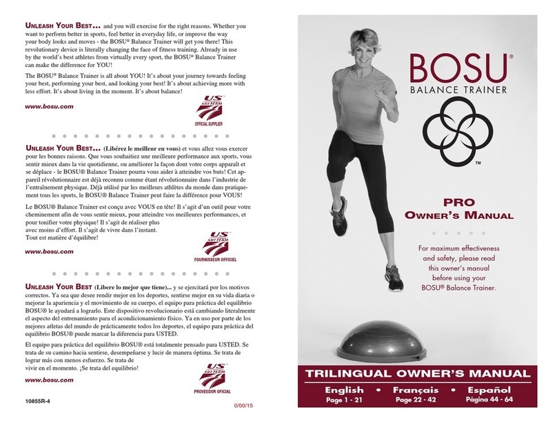 BOSU PRO owner's manual
