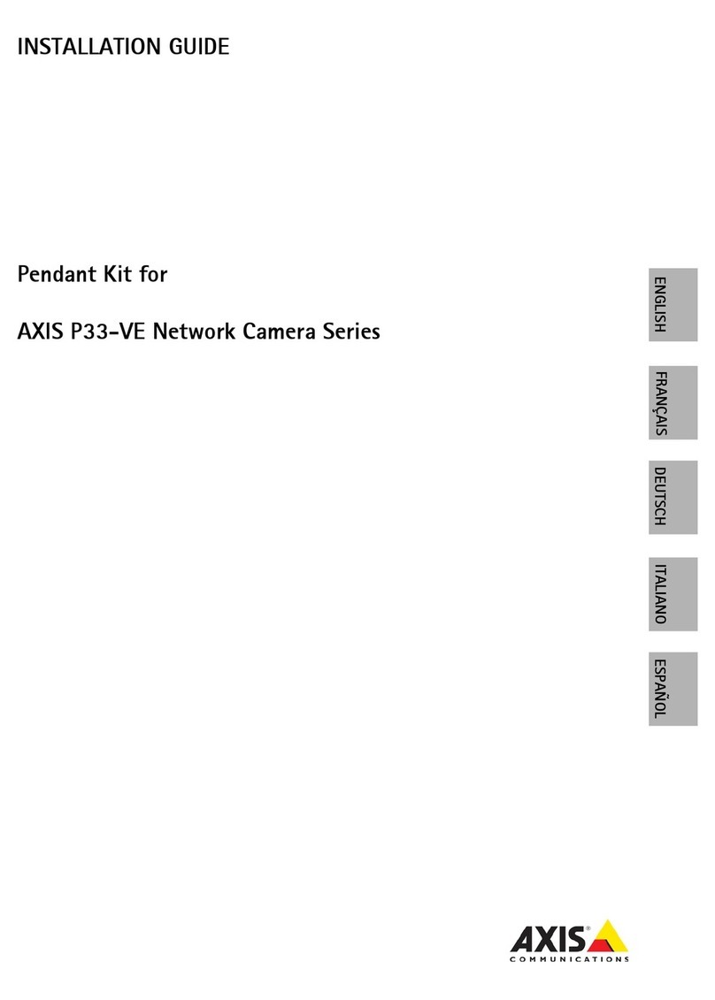 Axis P33-VE series installation guide