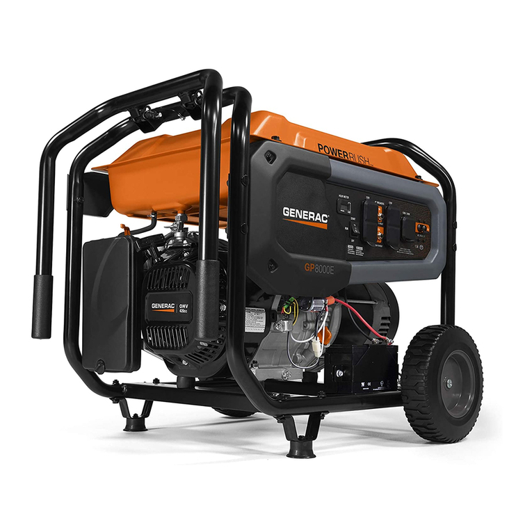 Generac Power Systems GP8000E User manual