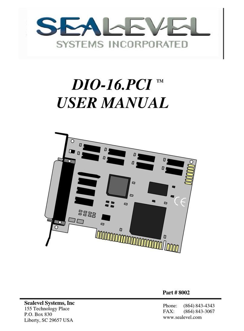 SeaLevel DIO-16.PCI user manual