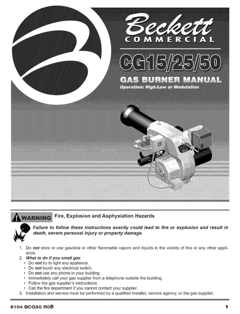 Beckett CG25 manual