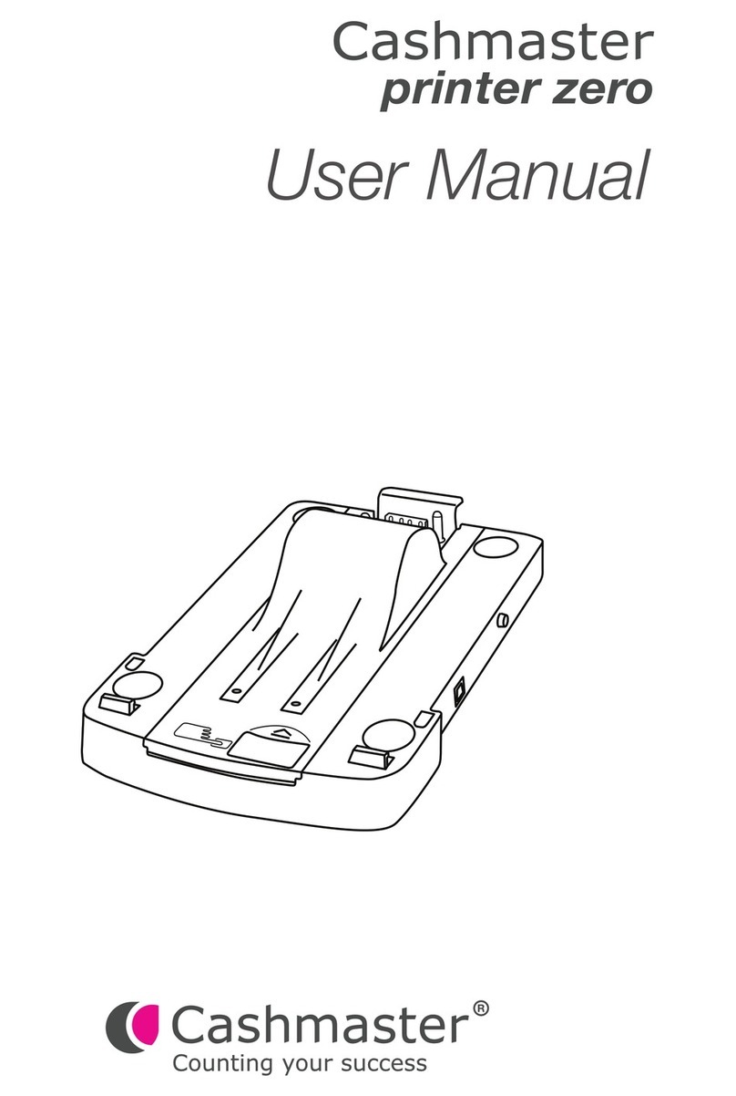 Cashmaster Printer Zero User manual