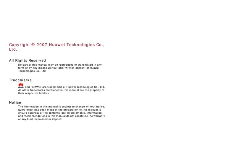 Huawei EC226 EV-DO User manual