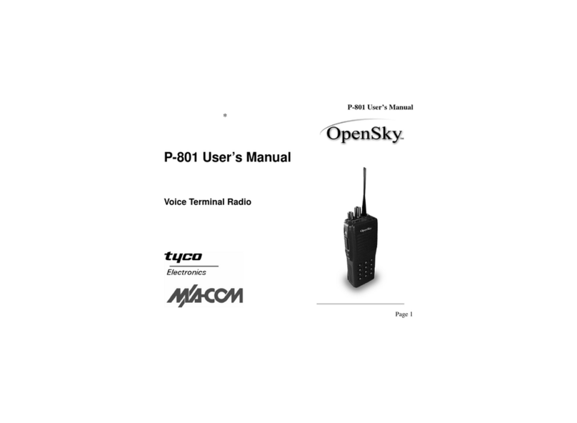 M/A-Com P5100 Series User manual