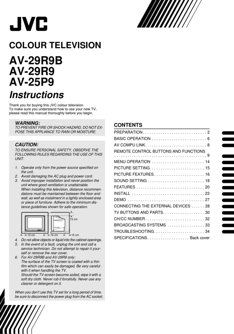 JVC AV-29R9B User manual