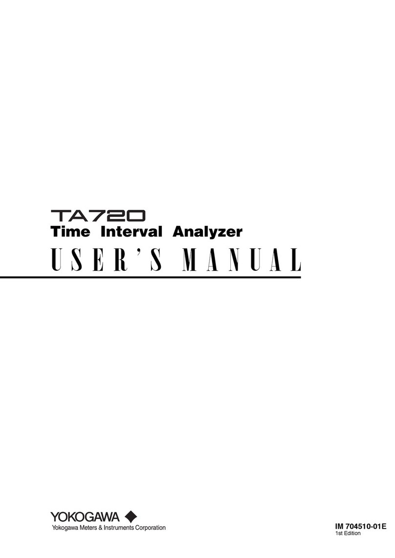 YOKOGAWA TA720 user manual