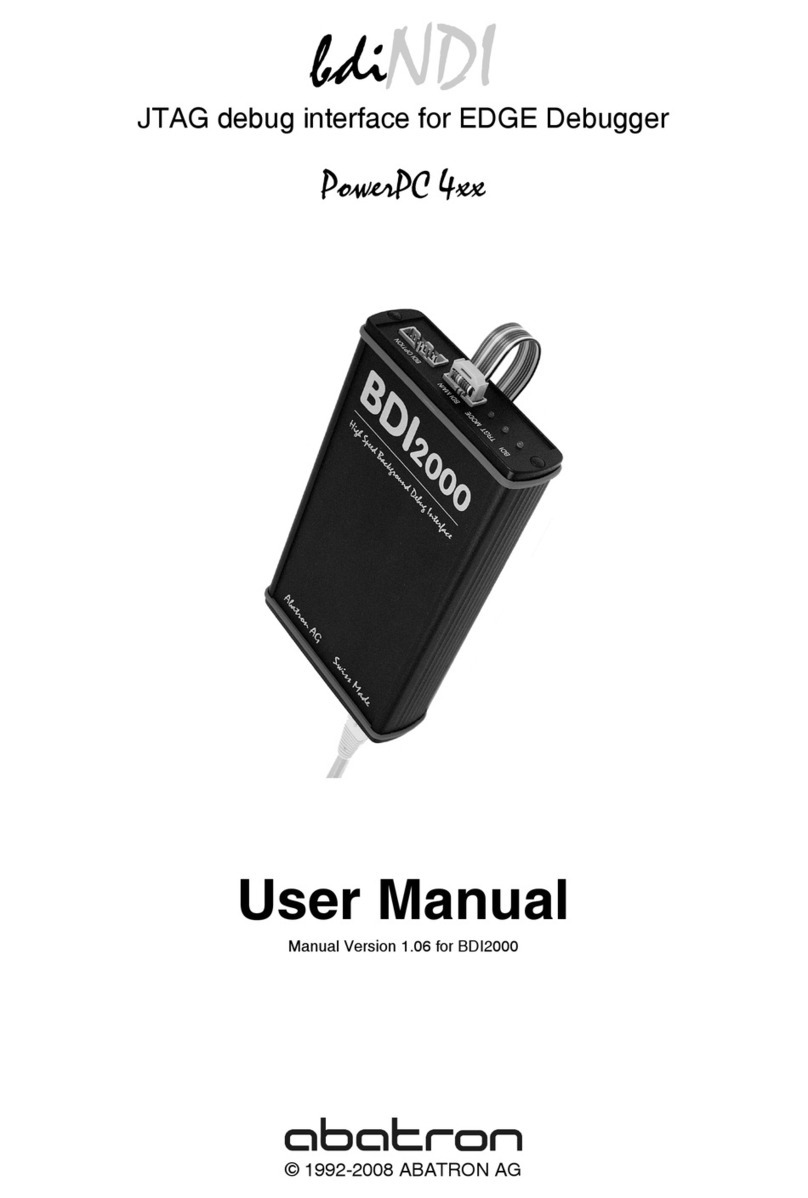 Abatron BDI2000 User manual