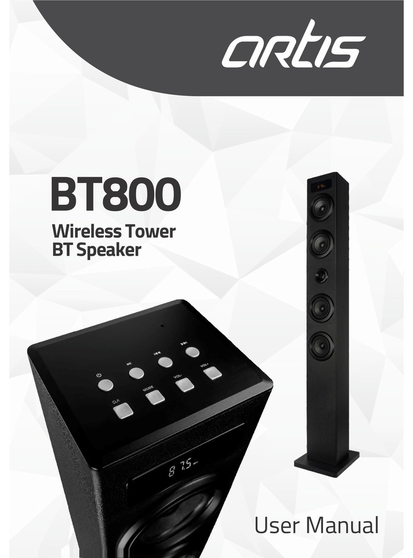 Artis BT800 user manual