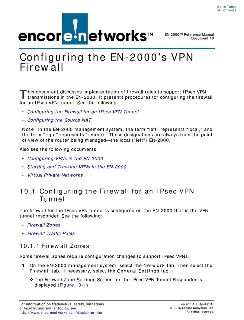 Encore Networks EN-2000 User manual