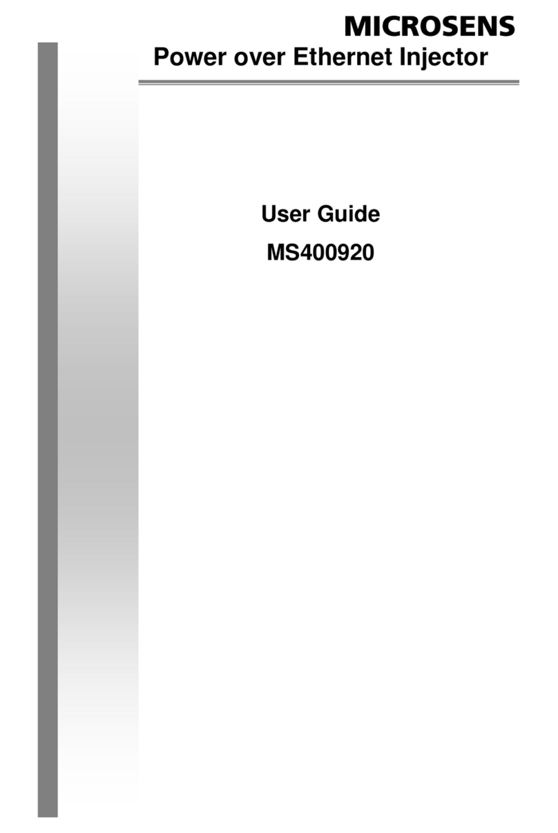 Microsens MS400920 user guide