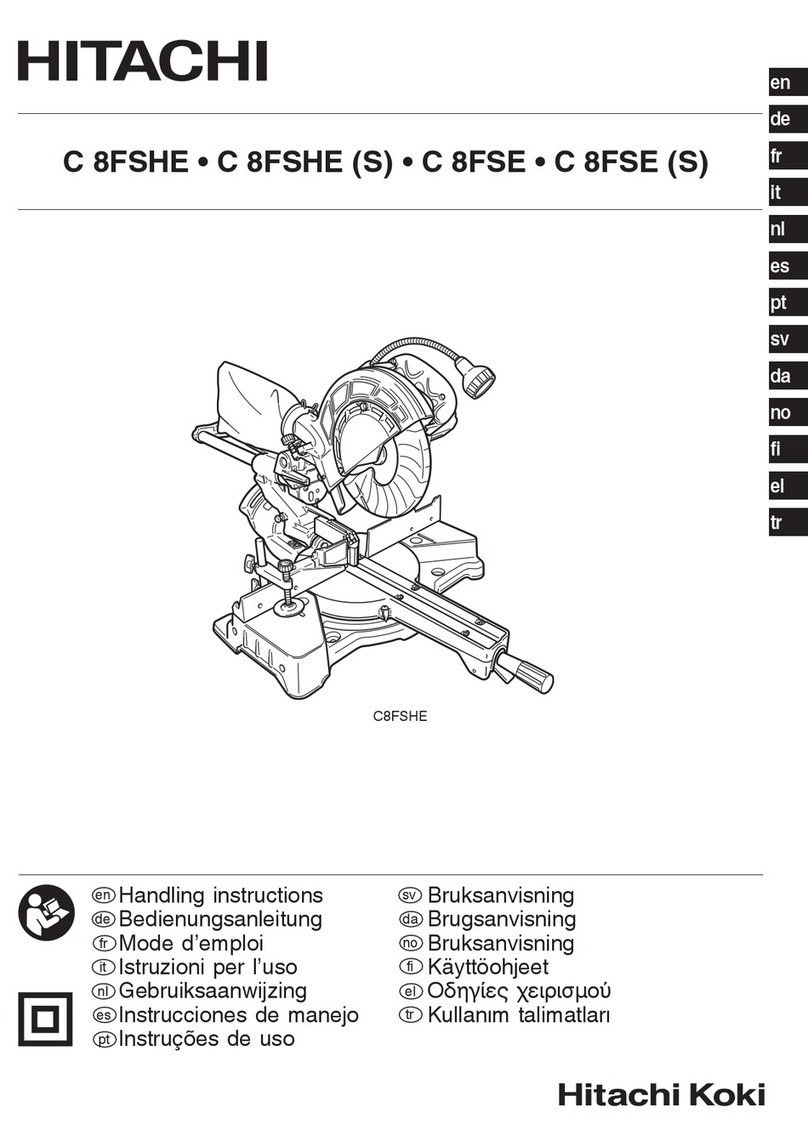 Hitachi C 8FSHE User manual