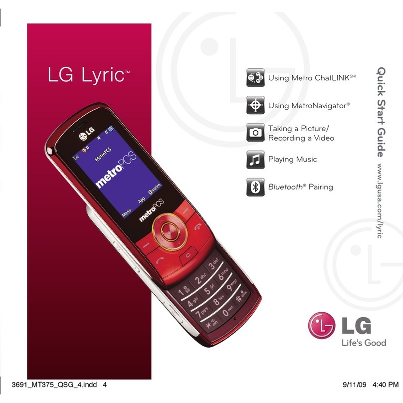 LG Lyric quick start guide