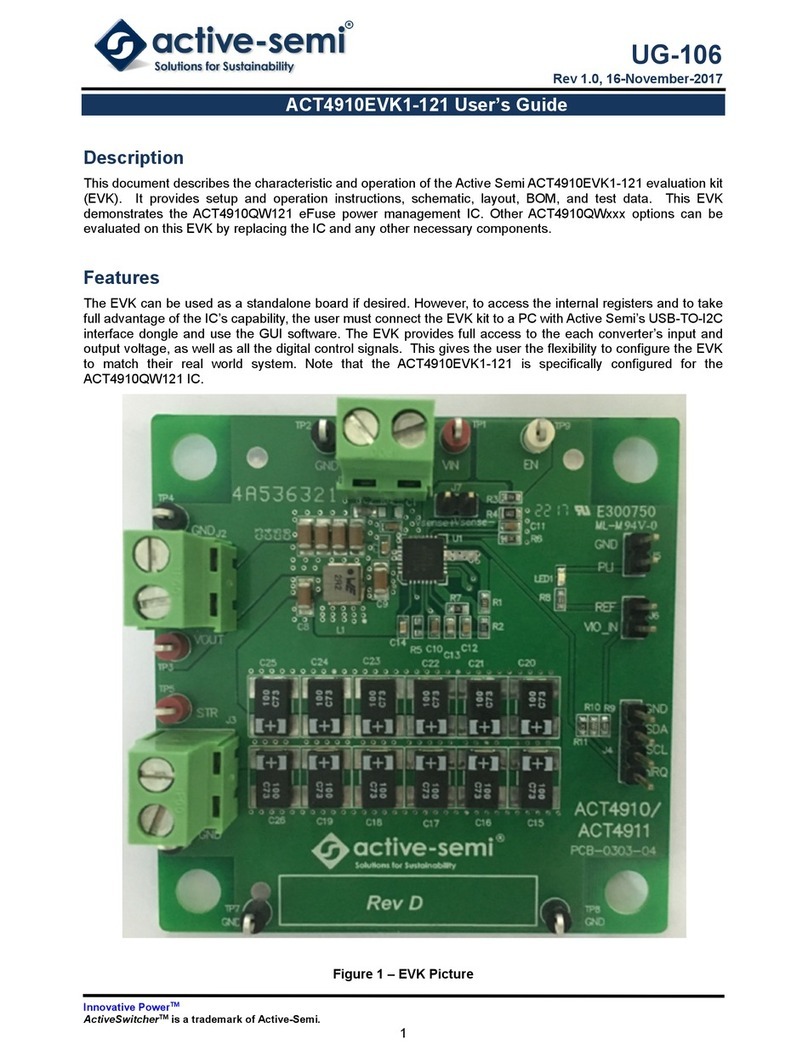 Active-semi ACT4910EVK1-121 User manual
