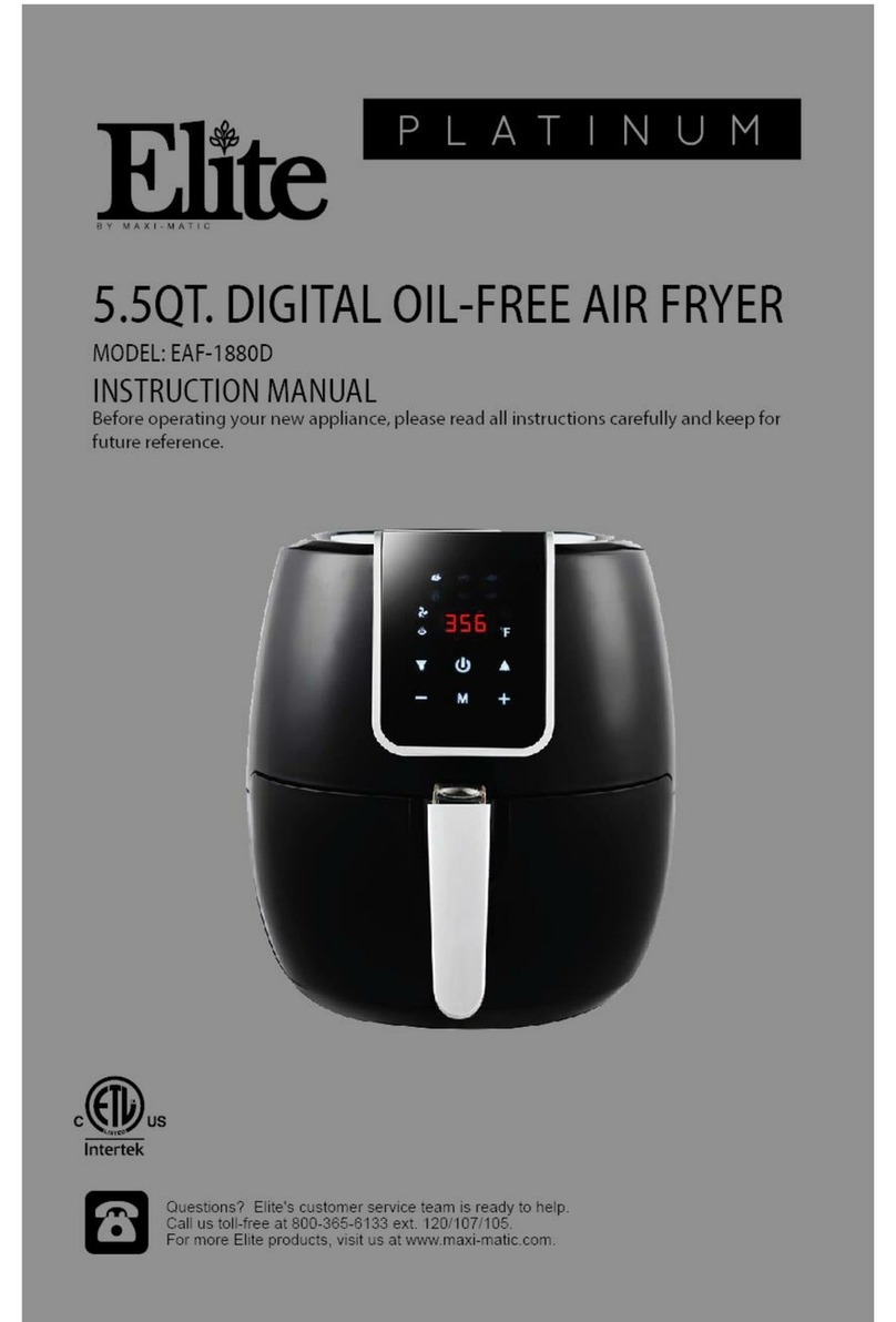 Elite EAF-1880D User manual