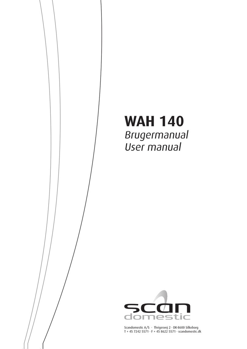 Scandomestic WAH 140 user manual