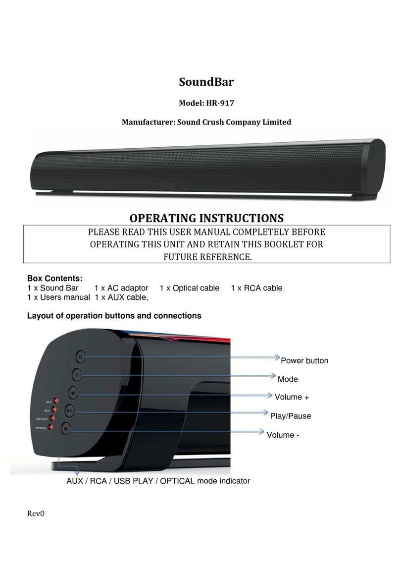sound crush HR-917 operating instructions