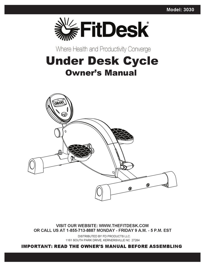 FitDesk 3030 owner's manual