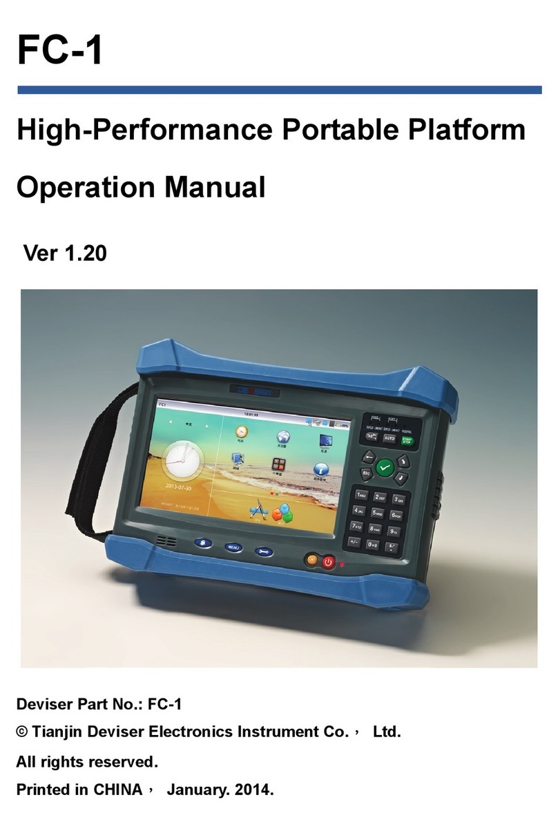 Deviser FC-1 Operation manual