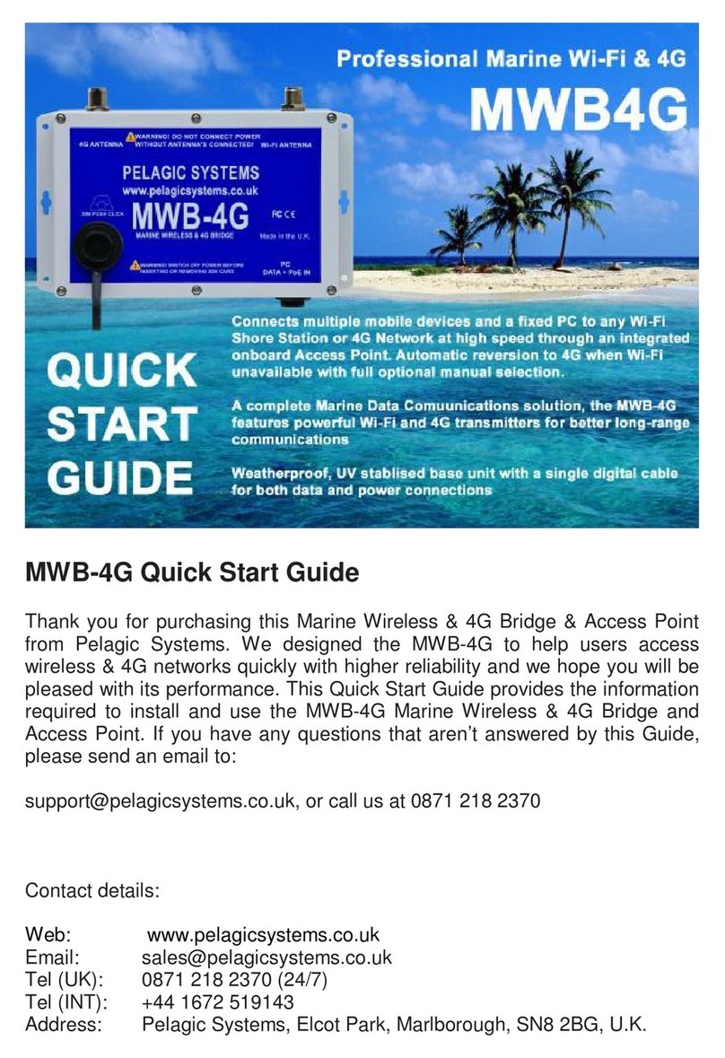 Pelagic Systems MWB-AP quick start guide