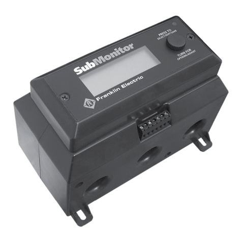 Franklin Electric submonitor Installation & operation manual