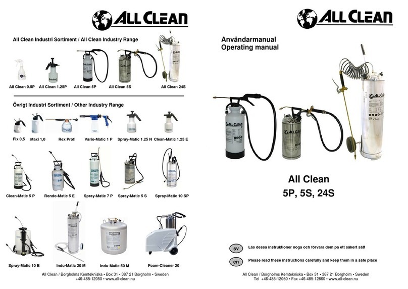 All Clean 5P User manual