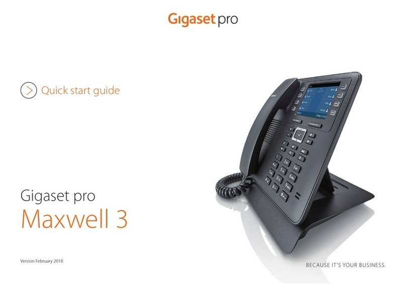 Gigaset Maxwell 3 quick start guide