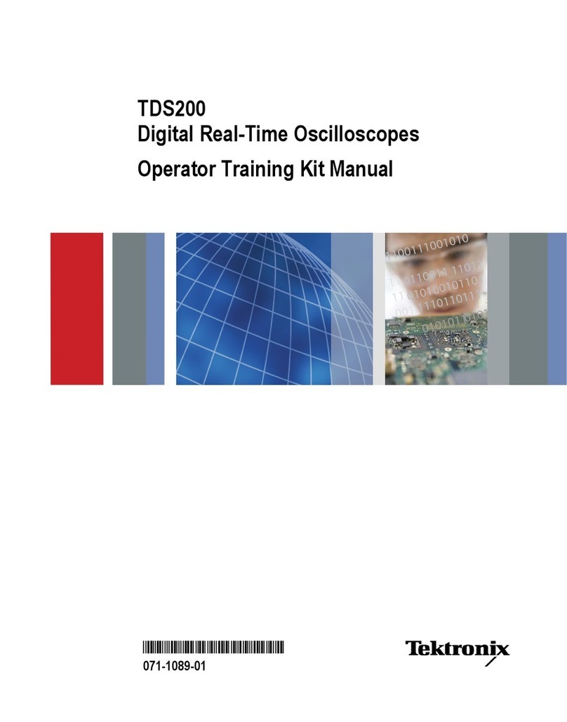 Tektronix TDS200 Series Manual