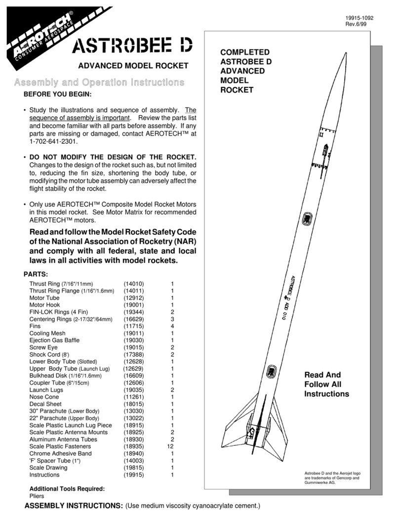 Aerotech ASTROBEE D Assembly and operation instructions