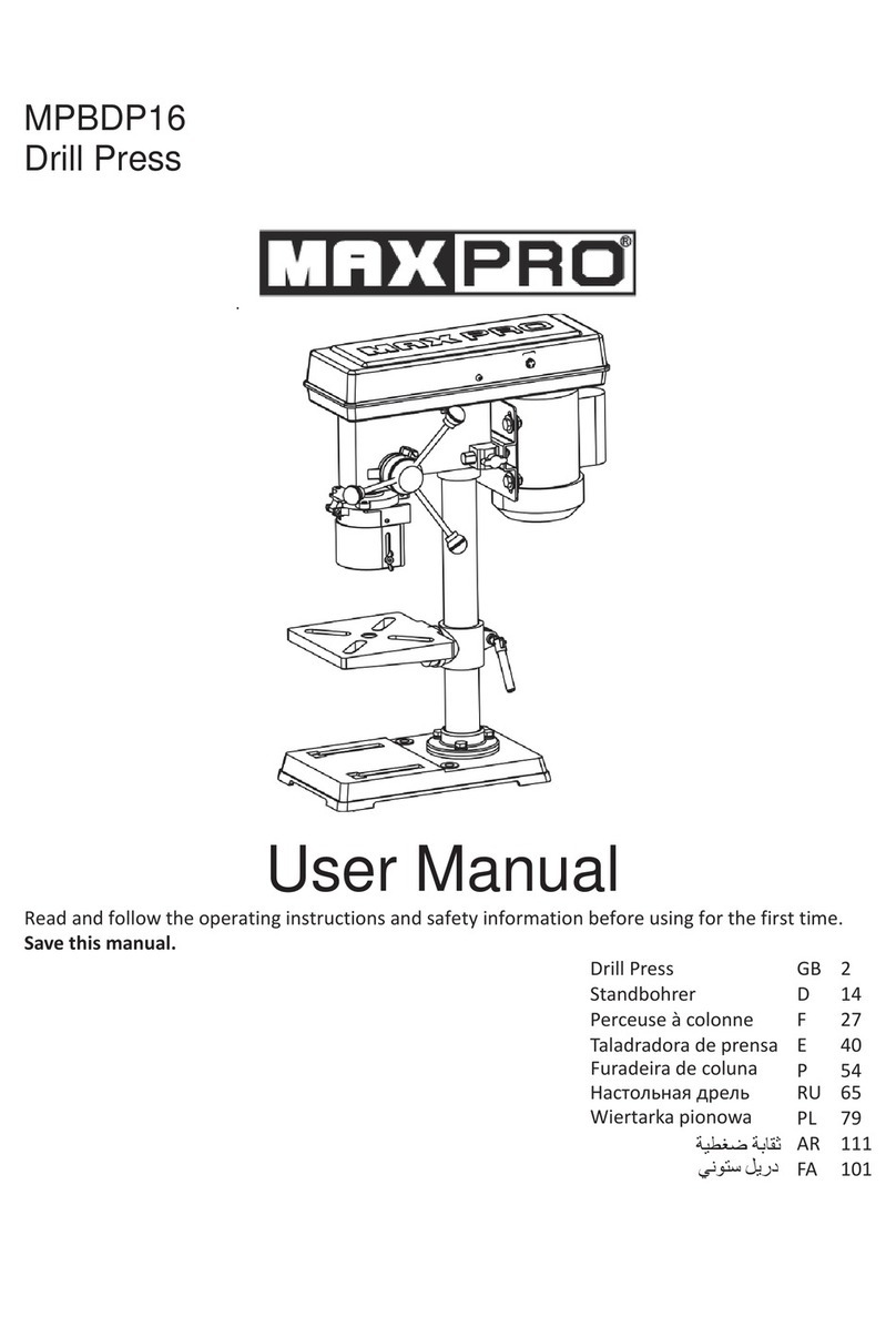 Max Pro MPBDP16 user manual
