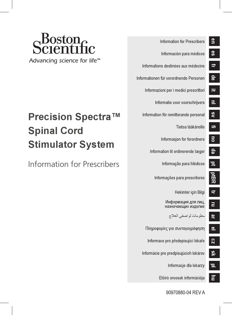 Boston Scientific precision spectra Quick setup guide Boston Scientific precision spectra Quick setup guide