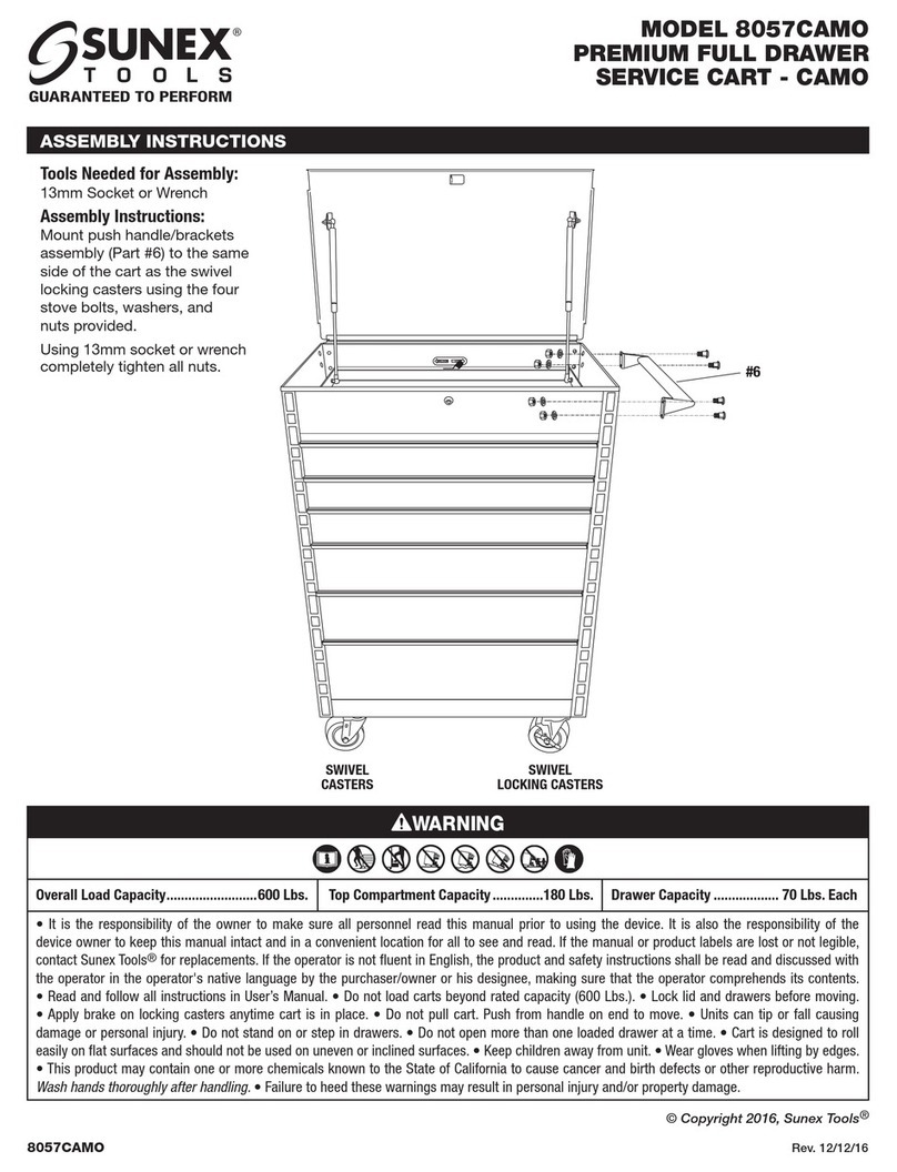 Sunex Tools 8057CAMO Assembly instructions