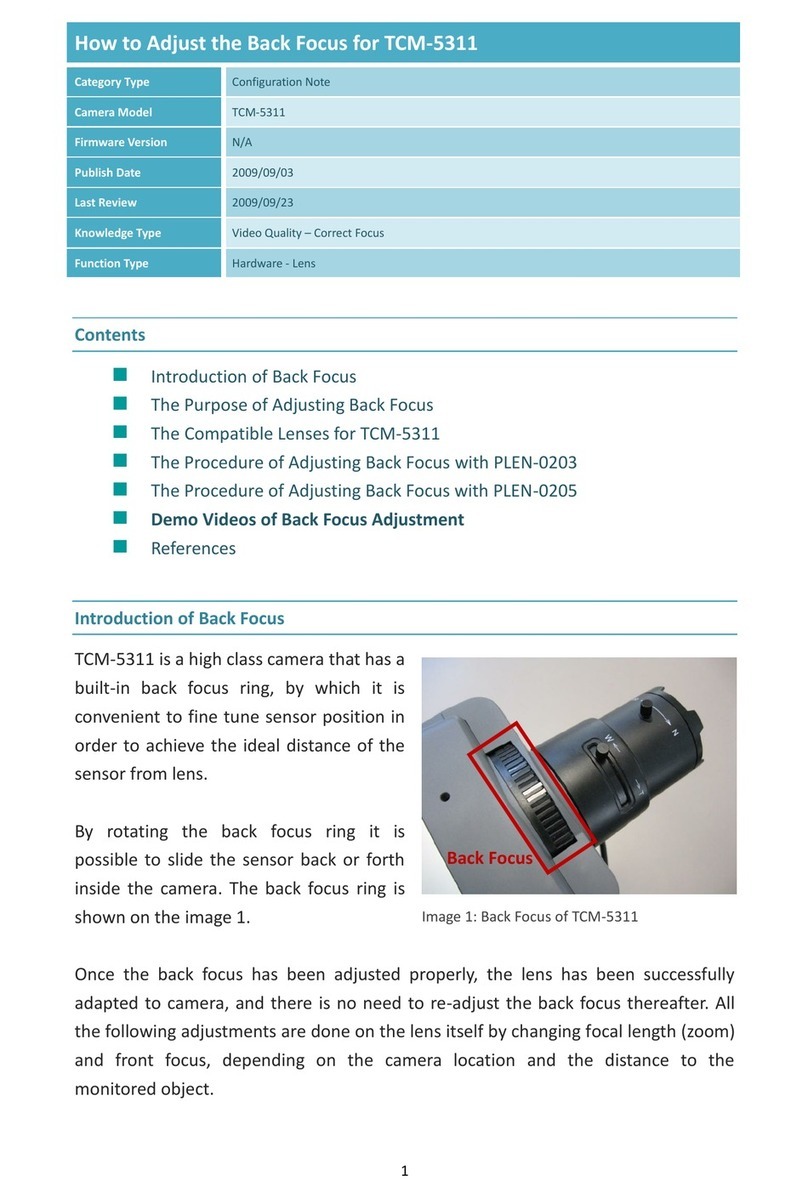 ACTi TCM-5311 Configuration note