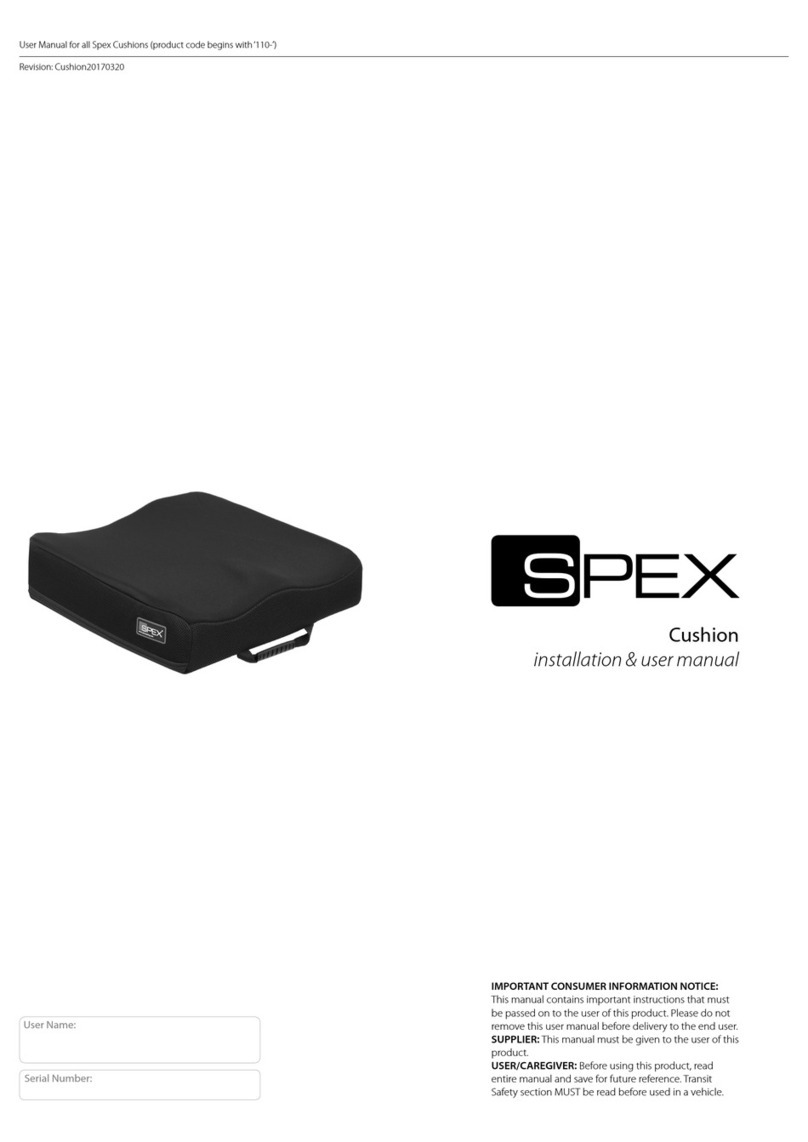 SPEX Cushion20170320 Instruction Manual SPEX Cushion20170320 Instruction Manual