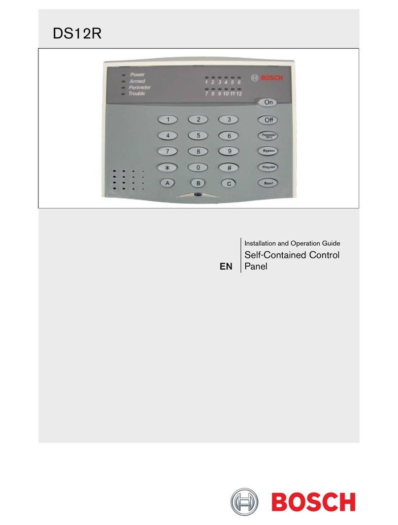 Bosch DS12R Installation and operation guide