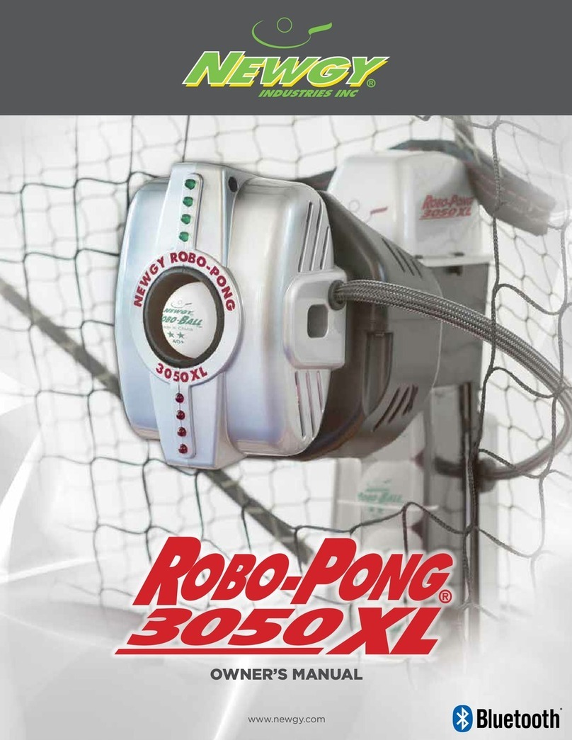 Newgy Industries Robo-Pong 3050XL owner's manual
