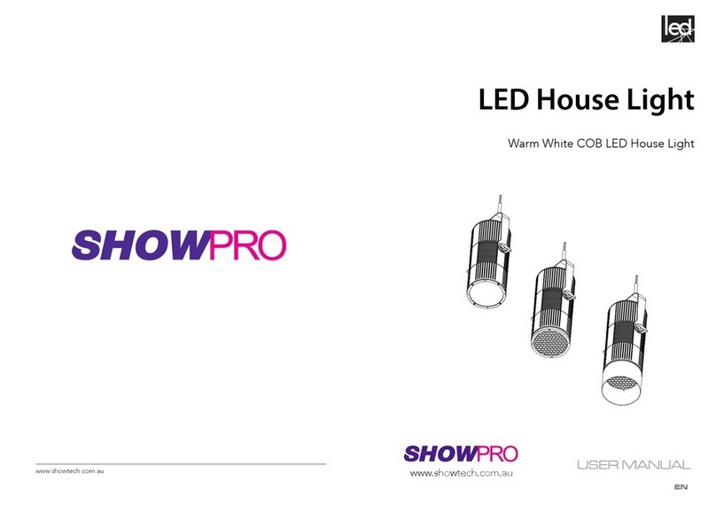 ShowPro LED House Light user manual