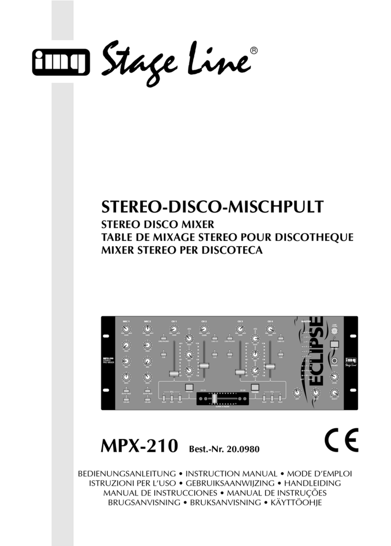 IMG STAGE LINE MPX-210 instruction manual